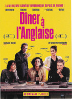 CINÉMA, AFFICHE SUR CARTE, FILM DINER A L'ANGLAISE - Plakate Auf Karten