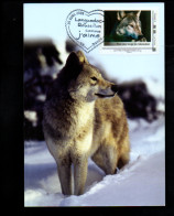 MONTIMBRAMOI PARC DES LOUPS DU GEVAUDAN - LOUP 2009 - Storia Postale