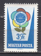 Hungary 1962 - World Youth Festival, Helsinki, Mi-Nr. 1825, MNH** - Nuovi