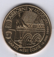 Jeton, Médaille Touristique De La Monnaie De Paris (50) Sainte Mère Eglise / Airborne Museum Millésime 2024 -6 Juin 1944 - 2024