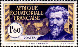 AEF Poste N* Yv: 84 Mi:56 Paul Crampel Explorateur (sans Gomme) - Neufs