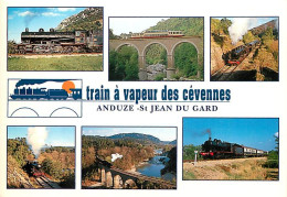 Trains - Le Train à Vapeur Des Cévennes - Anduze - Saint Jean Du Gard - Multivues - Carte Neuve - CPM - Voir Scans Recto - Trains