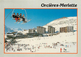 05 - Orcières Merlette - Vue Générale - Hiver - Neige - CPM - Voir Scans Recto-Verso - Orcieres