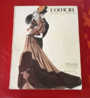 Officiel De La Mode Et De La Couture Paris Octobre 1946 Collections D'Hiver Lelong Lafaurie Paquin Jacques Fath Carven.. - 1900 - 1949