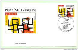 2000 - 629 - Hitimano L'année Du Réo Ma'ohi - 6 - FDC