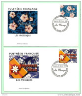 2002 - 657 à 660 - Timbres De Message - 8 - FDC