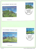 2000 - 623 à 624 - Les Sommets De Plus De 2000m - 5 - FDC