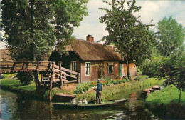 CPSM. HÔTEL CAFE RESTAURANT DE WATERLELIE. GIETHOORN (PAYS BAS). - Giethoorn