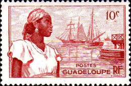 Guadeloupe Poste N* Yv:197 Mi:214 Port De Basse-Terre & Guadeloupeenne (sans Gomme) - Neufs