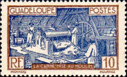 Guadeloupe Poste N* Yv:103 Mi:100 La Canne Mise Au Moulin (avec Charnière) - Neufs