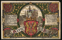 Notgeld Kirn 1920, 50 Pfennig, Altes Rathaus Mit Wappen, Ayrburg  - [11] Emissions Locales