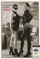 CARTE POSTALE PHOTO ORIGINALE PUBLICITAIRE PROTEX CONDOMS : COUPLE DE FEMMES PIN UP SEXY EROTIC - Pin-Ups