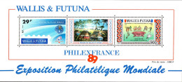 Wallis & Futuna Bloc N** Yv: 4 Mi:4 Philexfrance Exposition Philathélique Mondiale - Blocks & Kleinbögen