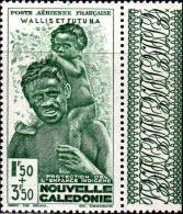 Wallis & Futuna Avion N** Yv:  1/2 Protection De L'enfance Indigène Surch WALLIS & FUTUNA Bord De Feuille - Nuovi