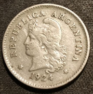 ARGENTINE - 10 CENTAVOS 1924 - KM 35 - Argentina - Argentine