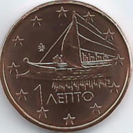 Griekenland    2024   1 Cent    UNC Uit De BU  UNC Du Coffret !!     5.000 Ex !!! Zeldzaam - Extrème Rare !!! - Greece