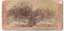 Stereo-Fotografie Keystone View Co., Meadville / PA, Gold Quartz Mining, Robinson Mine, 10th Level, Johannesburg Bergb  - Métiers