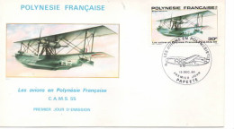 FDC POLYNESIE FRANCAISE      AVON   CAMS 22    CATALOGUE      PA  YVERT   N°158  1980 - FDC