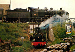 Trains - Pithiviers - Musée Des Transports - Rencontre Des Machines 230 G 353 Remorquant Le Train Spécial F.A.C.S. Et De - Trains