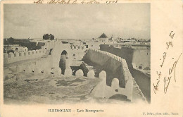 Tunisie - Kairouan - Les Remparts - CPA - Oblitération Ronde De 1903 - Voir Scans Recto-Verso - Tunesien