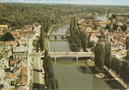 MELUN (77) Vue Panoramique  CPSM GF - Melun