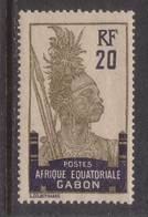 GABON 1911 YT 55a** - GRIS OLIVE ET VIOLET - MNH - Neufs