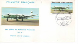 FDC POLYNESIE FRANCAISE      AVON  DC6  CATALOGUE      PA  YVERT   N°159  1980 - FDC