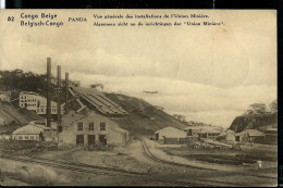 Carte Avec Vue N° 61 - 82 - PANDA - Vue Générale Des Installations De L'Union Minière- Obl. 11/07/1925 Vers Nivelles - Ganzsachen