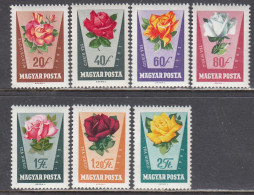 Hungary 1962 - Roses, Mi-Nr. 1856/62, MNH** - Nuovi