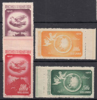 China PRC 1952 Mi#192-195 Mint Never Hinged (no Gum As Issued) - Nuevos