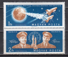 Hungary 1962 - Group Flight Of Spacecraft  "Vostok 3" And "Vostok 4", Mi-nr. 1863/64, MNH** - Ungebraucht