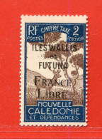 REF101 > WALLIS Et FUTUNA > FRANCE LIBRE  Taxe N° 24 * * > Neuf Luxe Dos Visible - MNH * * - Timbres-taxe