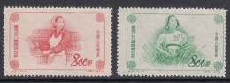 China PRC 1953 Mi#200-201 Mint Never Hinged (no Gum As Issued) - Nuevos