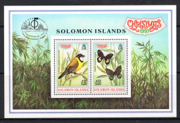 Solomon Islands 1997 Christmas - Bangkok '97 Stamp Exhibition - Birds MS MNH (SG MS902) - Solomoneilanden (1978-...)