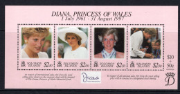 Solomon Islands 1998 Diana Princess Of Wales Commemoration MS MNH (SG MS908) - Solomoneilanden (1978-...)