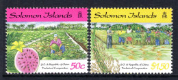 Solomon Islands 1998 Techinal Co-operation With Taiwan Set MNH (SG 909-910) - Solomoneilanden (1978-...)