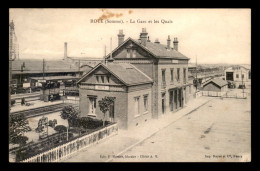 80 - ROYE - LA GARE DE CHEMIN DE FER - Roye