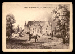 80 - HALLENCOURT - CHATEAU DE FRUCOURT D'APRES UNE GRAVURE ANCIENNE - Sonstige & Ohne Zuordnung