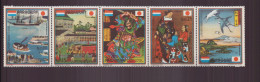 PARAGUAY  1 BANDES DE 5 TIMBRES  NEUF SANS CHARNIERE THEME JAPON - Paraguay