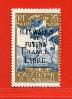 REF101 > WALLIS Et FUTUNA > FRANCE LIBRE  Taxe N° 30 * > Neuf Dos Visible - MH * - Timbres-taxe