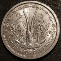 AFRIQUE EQUATORIALE FRANÇAISE - 2 FRANCS 1948 - KM 7 - Französisch-Äquatorialafrika