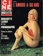 Ciné Revue N°22 Du 29 Mai 1975 Carroll Baker (couv1) + Julian Negulesco (couv2)  Annie Fredin Nue (double Page Centrale) - Film/ Televisie