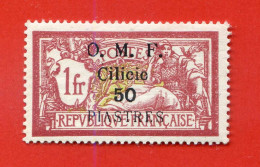 REF101 > CILICIE > N° 87 * Bien Centré > Neuf Dos Visible - MH * - Unused Stamps