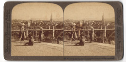 Stereo-Fotografie Underwood & Underwood, New York, Ansicht Bern, Blick Nach Der Stadt  - Stereoscopio