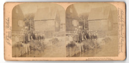 Stereo-Fotografie J. F. Jarvis, Washington, Holländer Am Zuiderzee In Tracht, Dutcher Than Kraut  - Stereoscopio