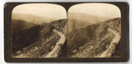 Stereo-Fotografie H. C. White Co., North Bennington, Ansicht La Guaira, A Pack Train On The Centuries Old Mule  - Stereoscopio