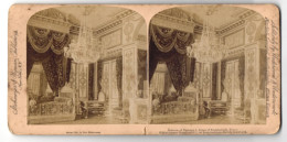 Vue Stéréoscopique-Photo Strohmeyer & Wyman, New York,  Vue De Fontainebleau, Schlafzimmer Napoleons I. Im Château  - Stereoscopio