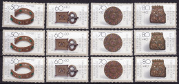 BRD 3 Sätze: 1333 - 1336 Postfrisch, Wohlfahrt - Gold Und Silberschmiedekunst - Unused Stamps
