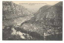 66/ CPA - Villefranche De Conflent - Vue Générale - Other & Unclassified