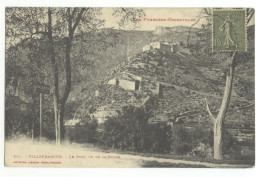 66/ CPA - Villefranche De Conflent - Le Fort Vu De La Route - Other & Unclassified